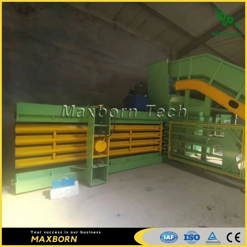 Automatic Hydraulic Horizontal Waste Paper Baler Machine Equipped with Auto Tying System