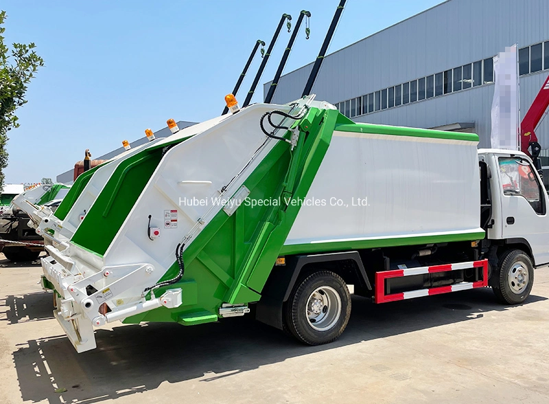 Chengli Factory Price 5 Cbm Compactor Garbage Truck Sanitation Waste Collection Truck