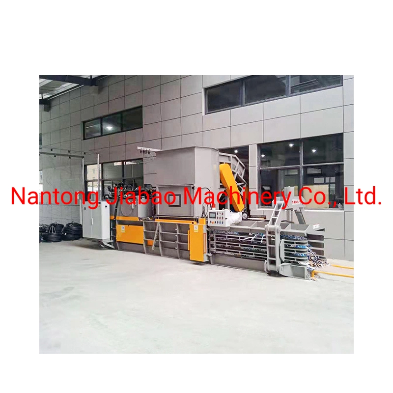 Horizontal Hydraulic Cardboard Baler Machine/Full Automatic Waste Plastic Press Machine/Waste Can Press Packing Machine/Used Clothes Compactor