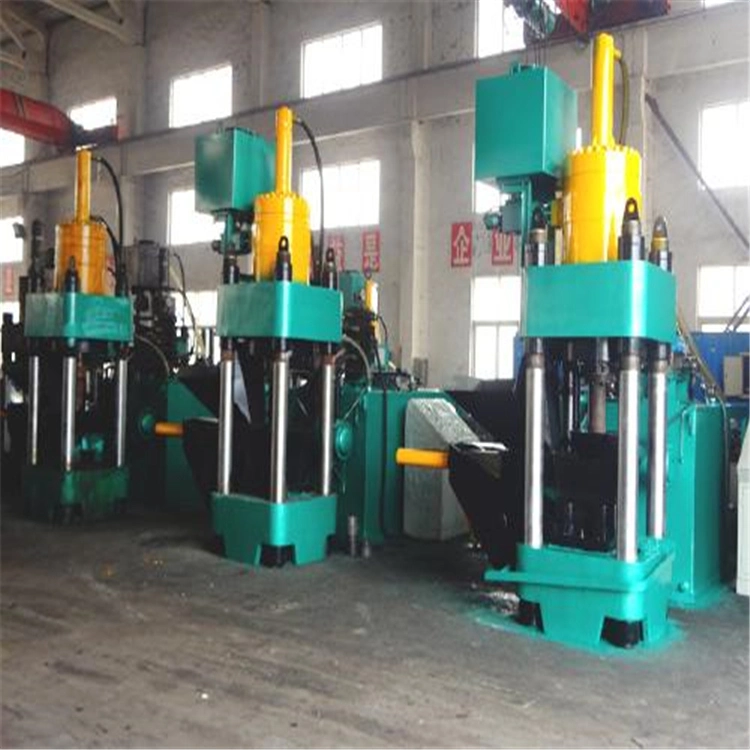 Hydraulic Scrap Metal Chip Iron Copper Aluminum Manual Briquette Press