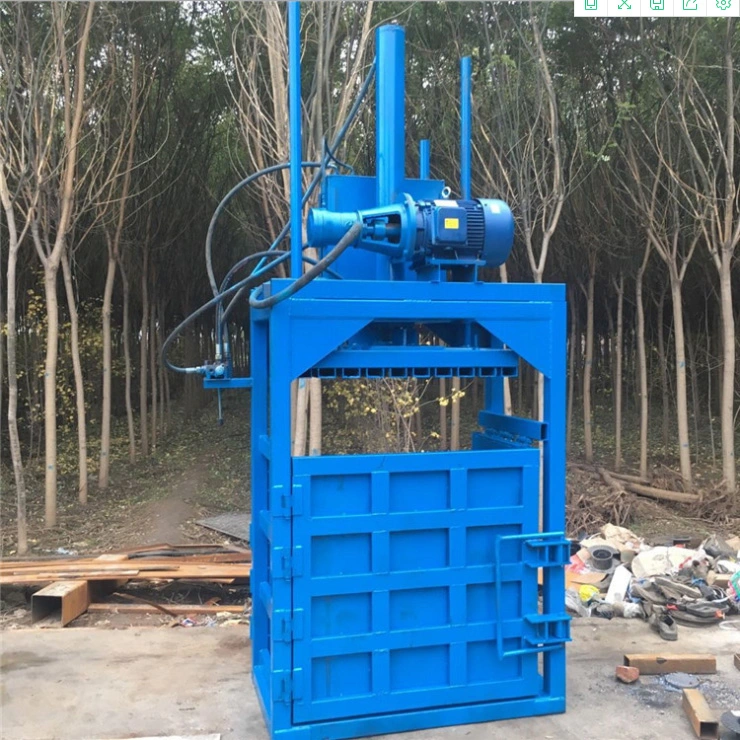 Supply of Hydraulic Waste Paper Baler Waste Clothing Baler Price Single Cylinder Vertical Woven Bag Baler