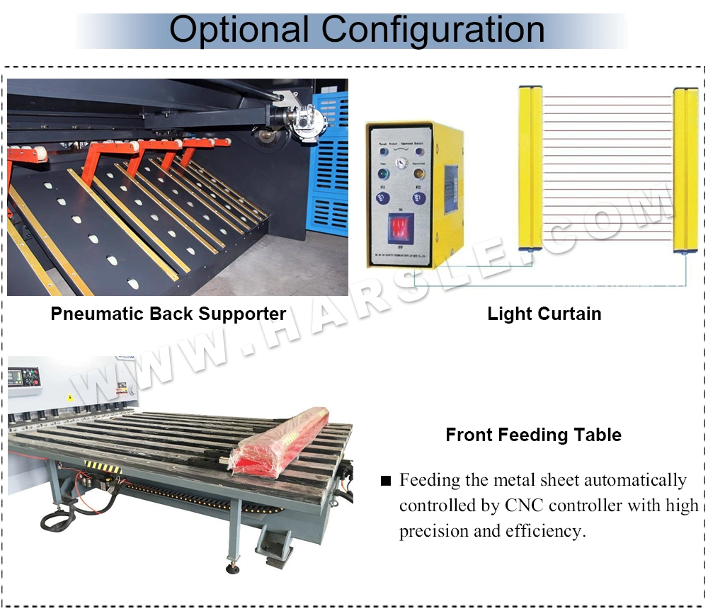 QC12K- 16X4000 Hydraulic Guillotine Shearing Machine